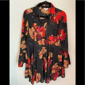 Umgee Floral Swing Dress